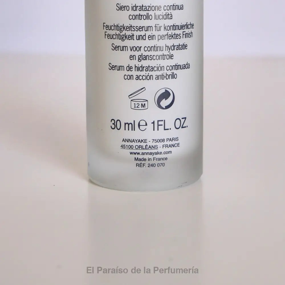 Annayake 24h Continuous Hydration Shine Control Serum: Hidrata y Controla el Brillo - Serum facial