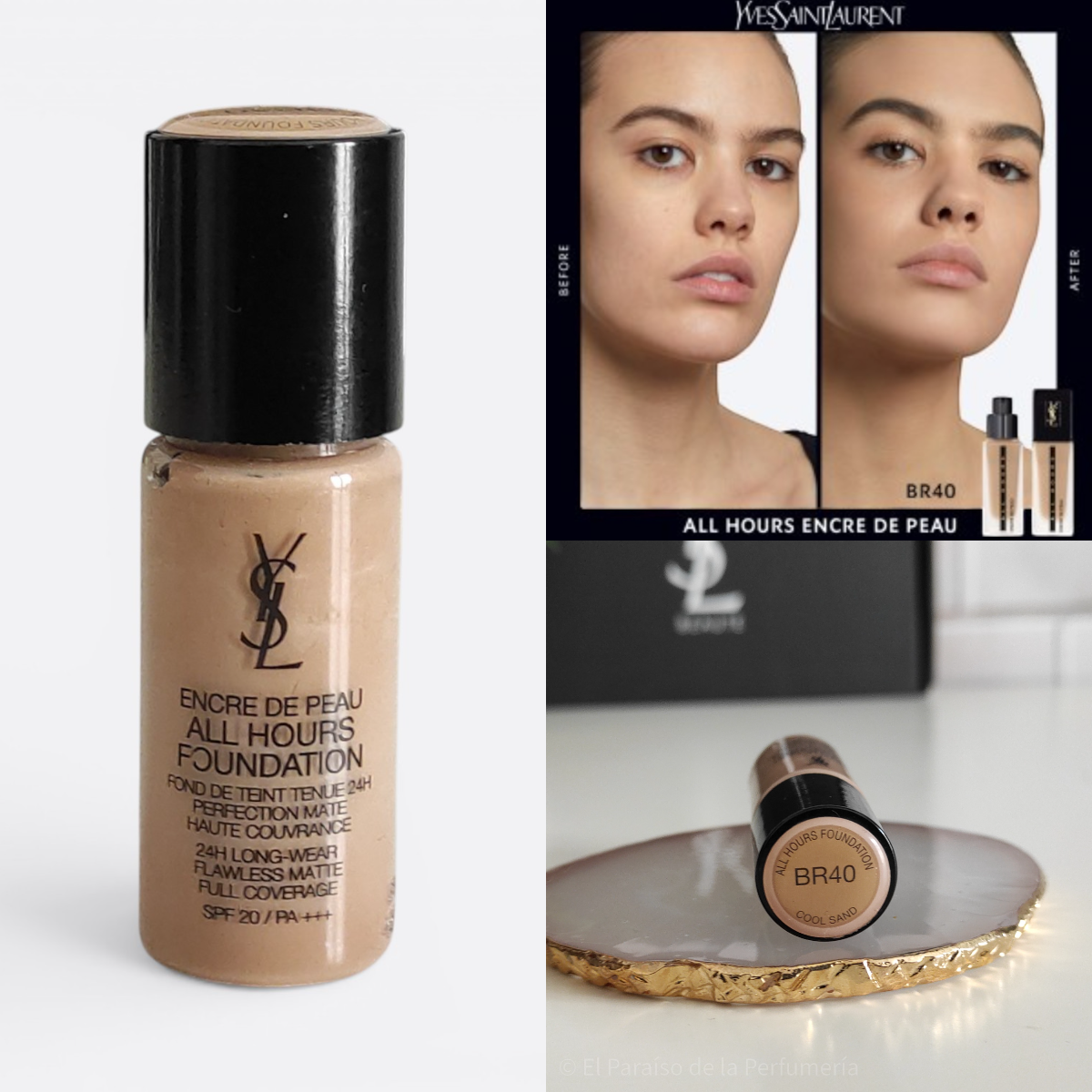 ALL HOURS FOUNDATION Encre De Peau - Base de Maquillaje 10 ml