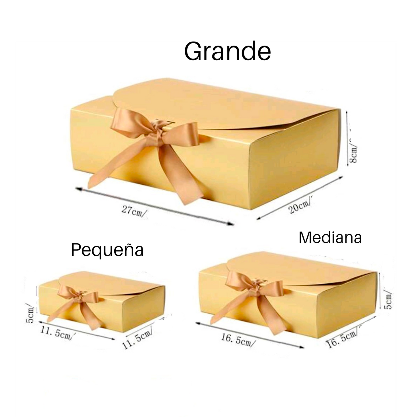 Golden gift box
