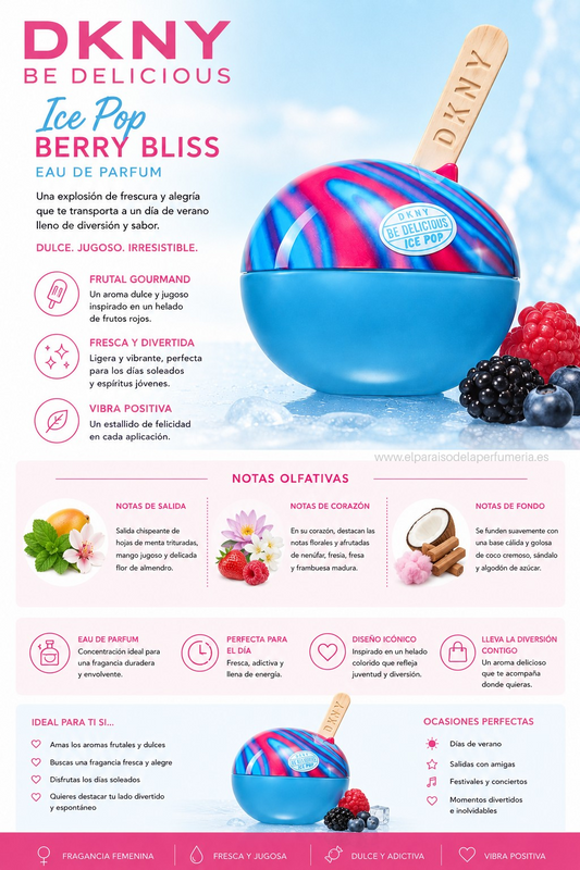 DKNY Be Delicious Ice Pop Berry Bliss Eau de Parfum 50 ml