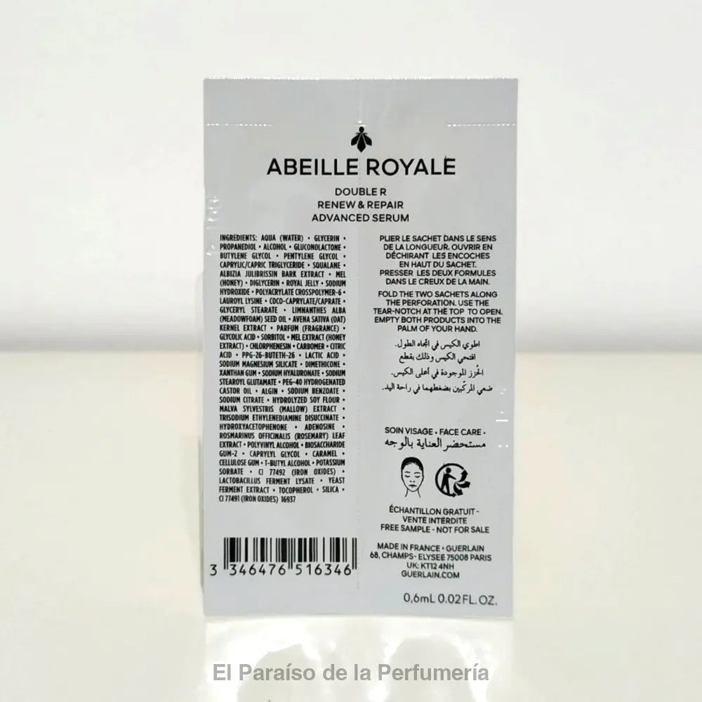 Abeille Royale Double R: Sérum Reparador y Renovador Avanzado - Piel más joven y radiante - Serum facial