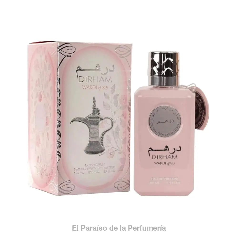 Dirham Wardi - Eau de Parfum | Perfume de Rosa Dulce y Floral para Mujer - Perfume