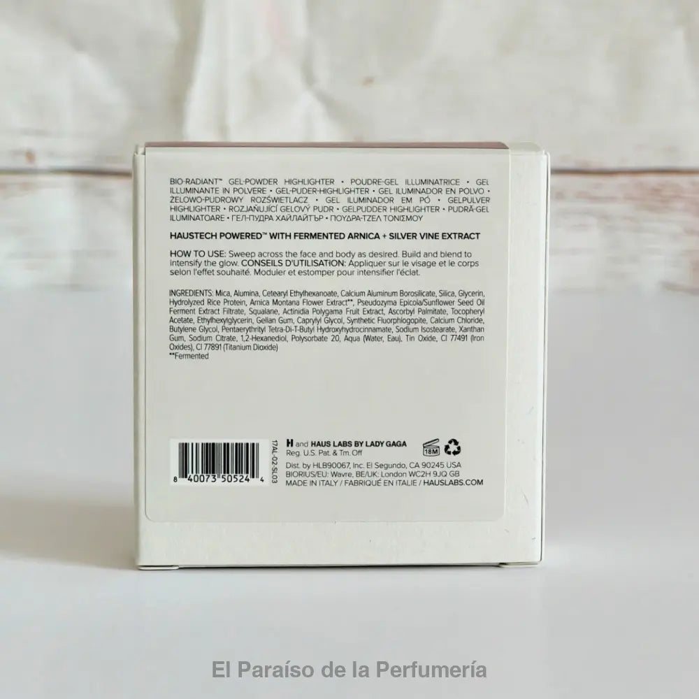 Bio-Radiant Gel-Powder Highlighter with Fermented Arnica | Peach Quartz - iluminador
