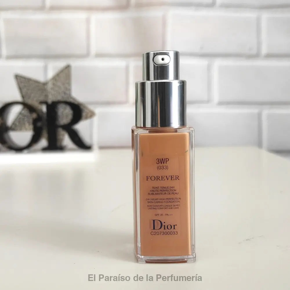 Forever Teint Tenue 24H- 3WP Warm Peach - Base de Maquillaje de Alta Perfección SPF35 - base de maquillaje