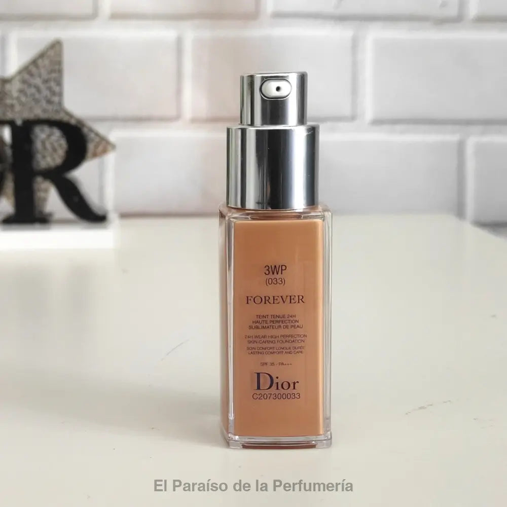 Forever Teint Tenue 24H- 3WP Warm Peach - Base de Maquillaje de Alta Perfección SPF35 - base de maquillaje