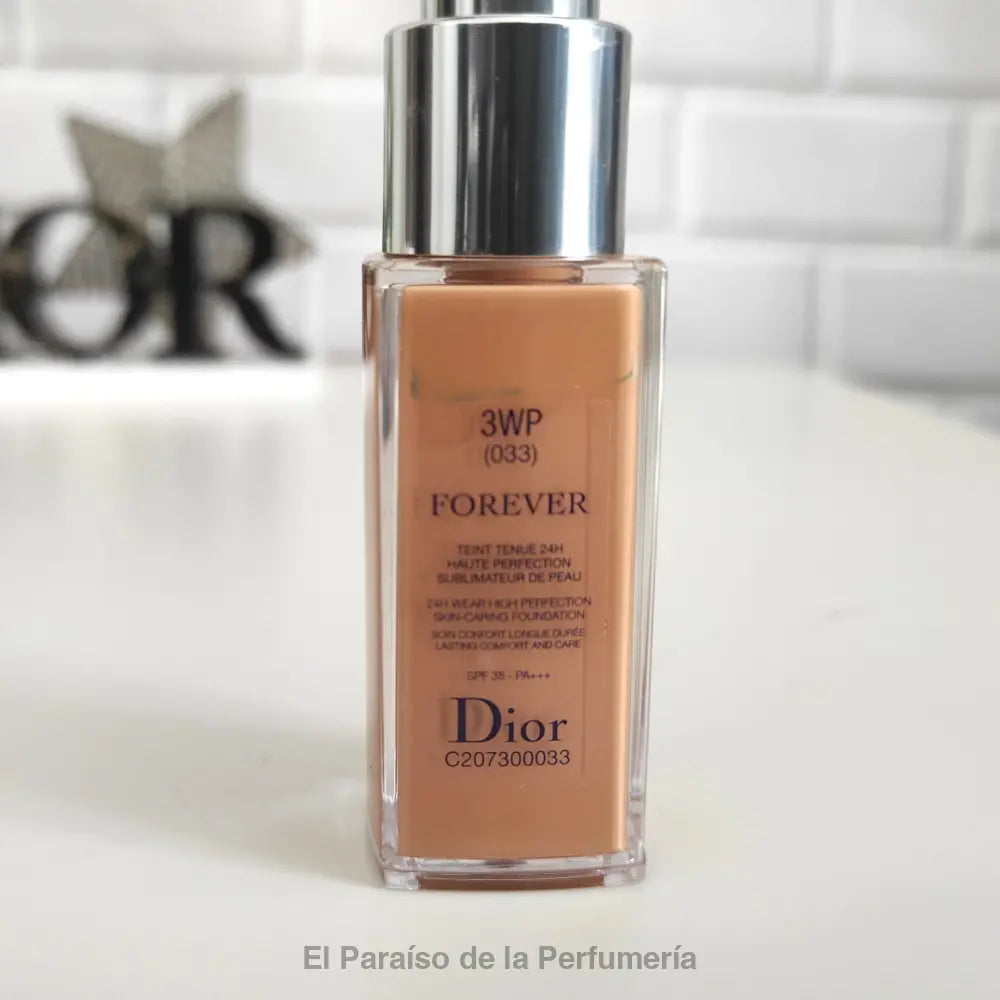 Forever Teint Tenue 24H- 3WP Warm Peach - Base de Maquillaje de Alta Perfección SPF35 - base de maquillaje