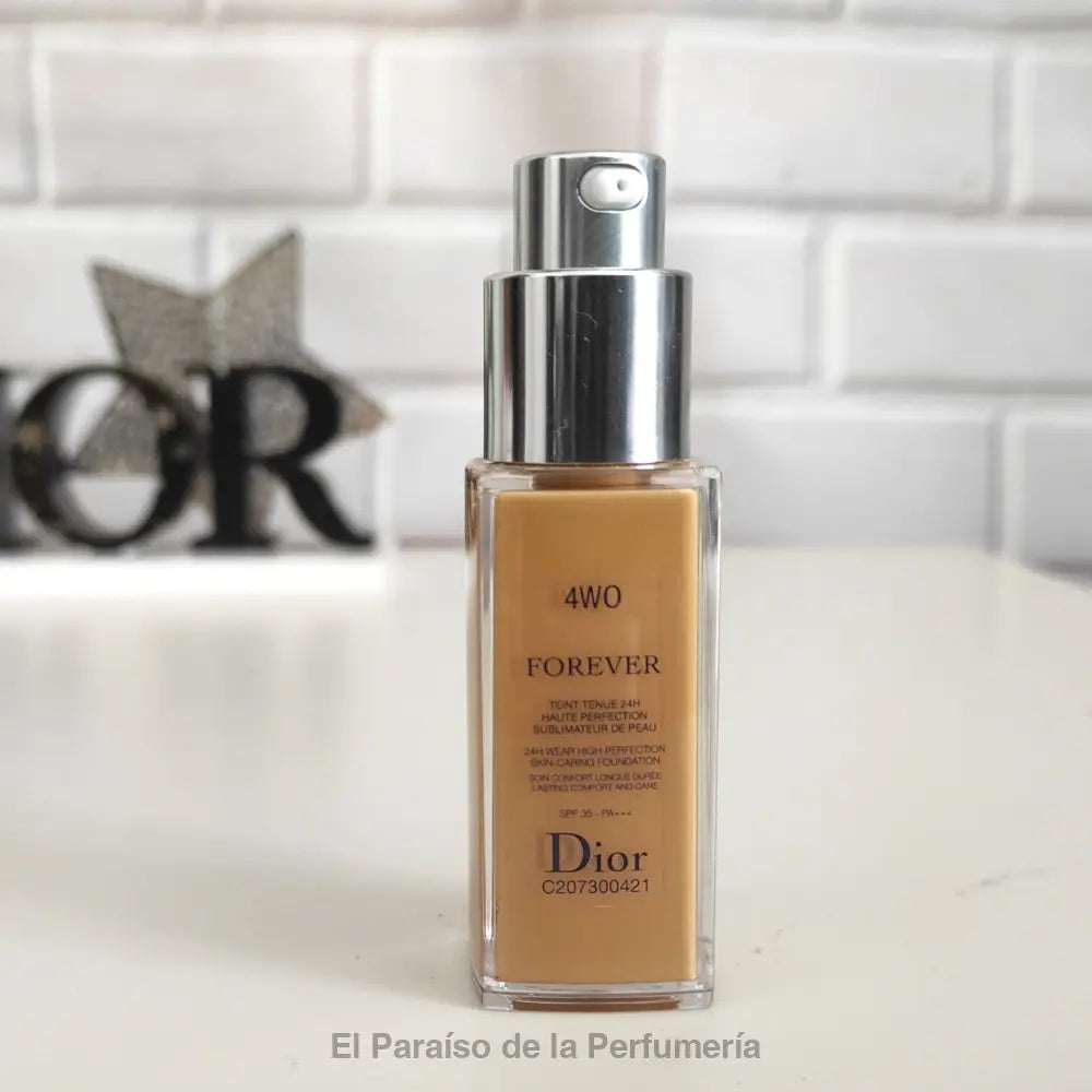 Forever Teint Tenue 24H- 4WO Warm Olive - Base de Maquillaje de Alta Perfección SPF35 - base de maquillaje