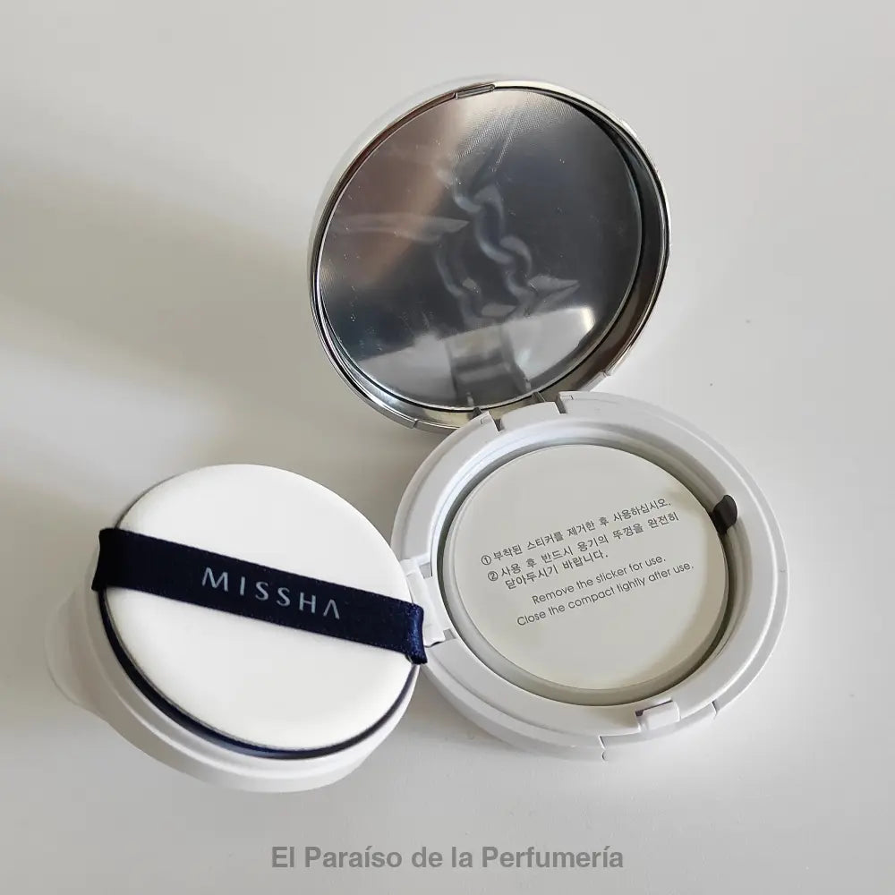 M Magic Cushion Set Nº 21: Base de Maquillaje y Primer - Cobertura Perfecta y Duradera - base de maquillaje