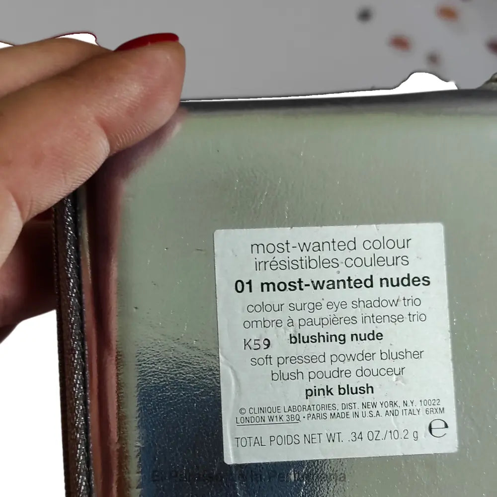 Most Wanted Colour - 01 Most-Wanted Nudes - Paleta de Sombras y Colorete - Sombra de ojos