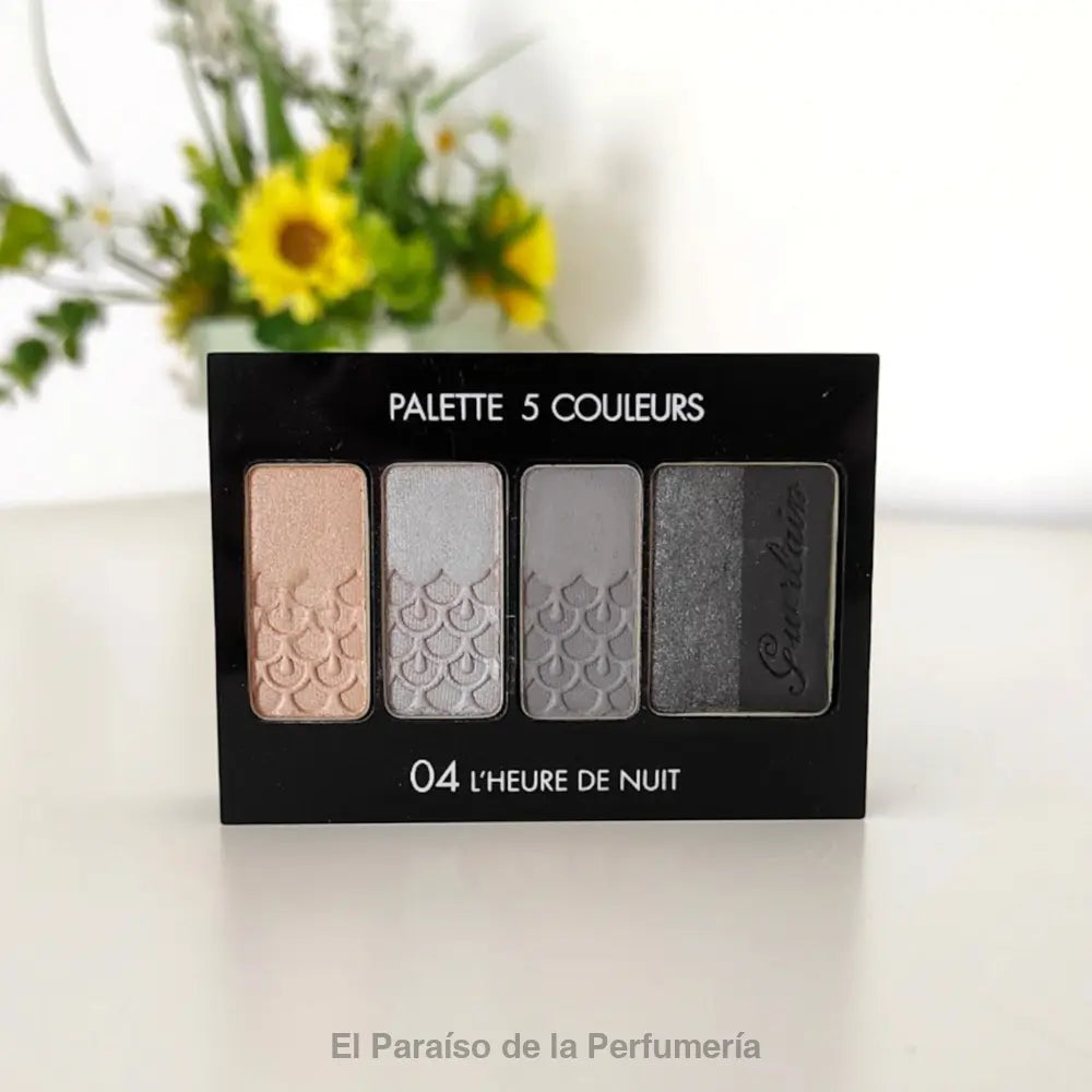 Paleta de Sombras 5 Couleurs 04 L’Heure de Nuit | Ojos ahumados intensos y elegantes - Sombra de ojos