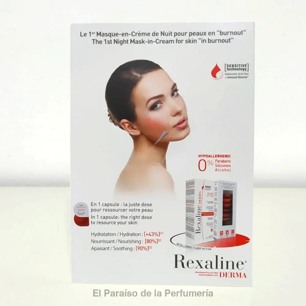 REXALINE Derma Masque en Creme de Nuit 1 Cápsula - mascarilla facial