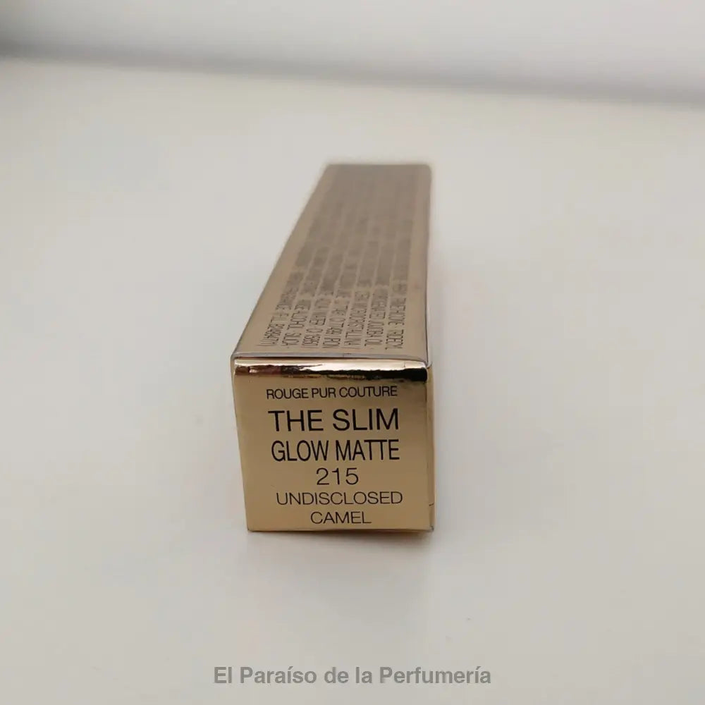 Rouge Pur Couture The Slim Glow Matte - 215 Undisclosed Camel - Barra de Labios - Barra de labios