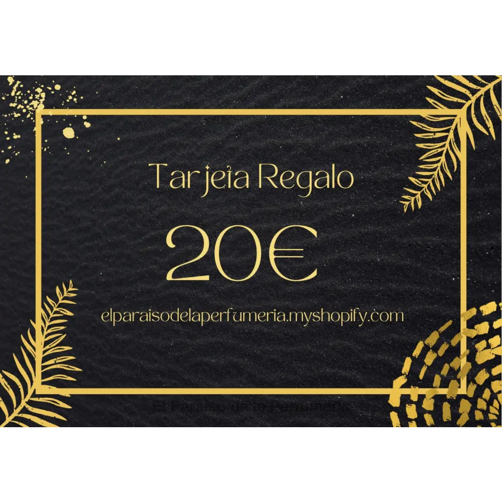 Tarjeta de Regalo El Paraíso de la Perfumería - 20,00 € - Tarjeta regalo