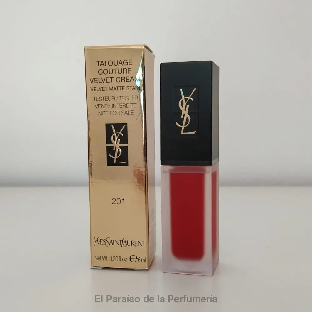 Tatouage Couture Velvet Cream - 201 Rouge Tatouage - Labial Líquido - Barra de labios