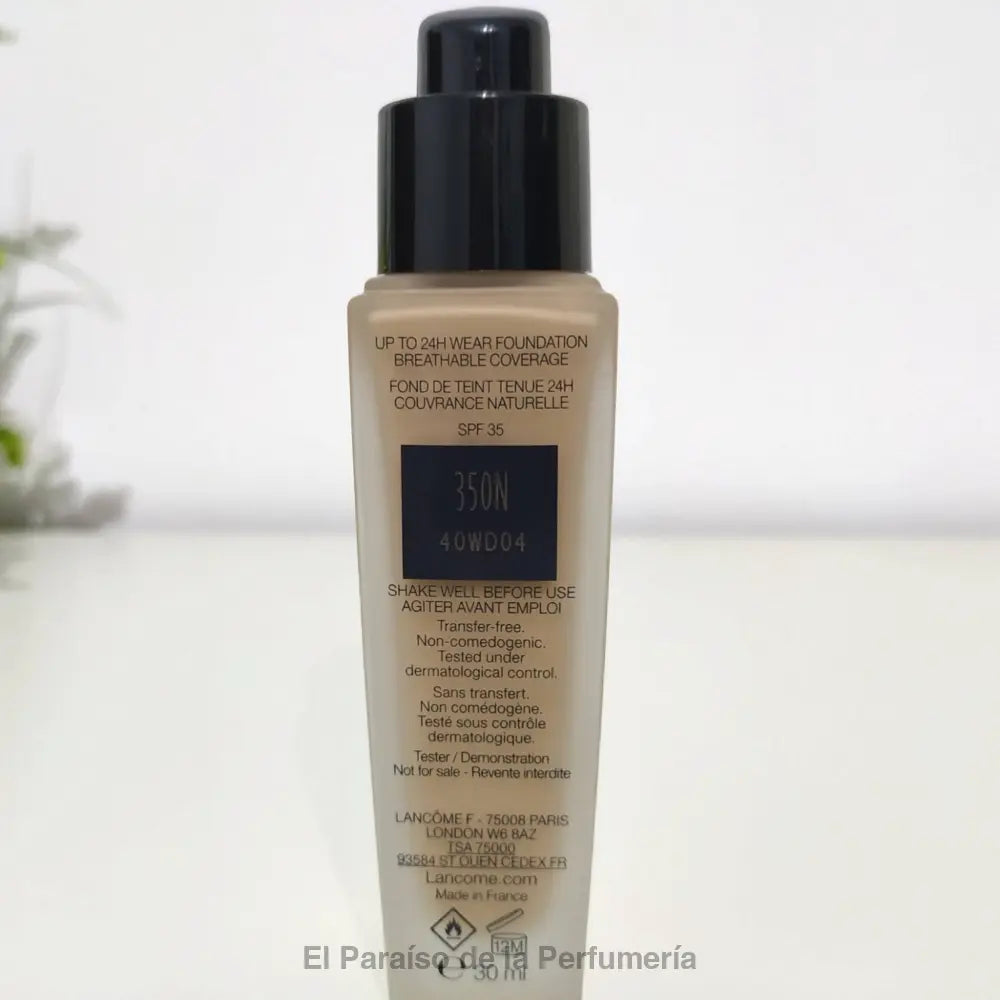Teint Idole Ultra Wear - 350N - Base de Maquillaje de Larga Duración 30 ml - base de maquillaje