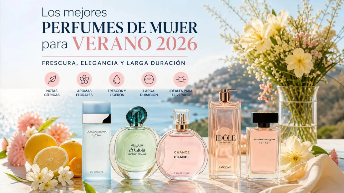 Los mejores perfumes de mujer para verano 2026 | El Paraíso de la Perfumería