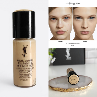 ALL HOURS FOUNDATION Encre De Peau - Base de Maquillaje 10 ml