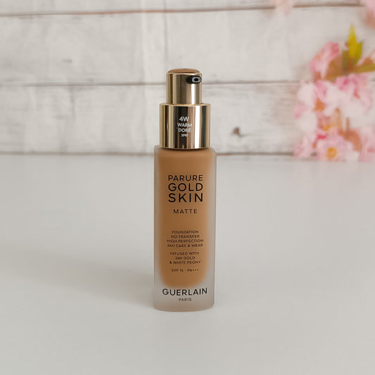 Guerlain Parure Gold Skin Matte 4W Warm Doré - Base de Maquillaje 20 ml