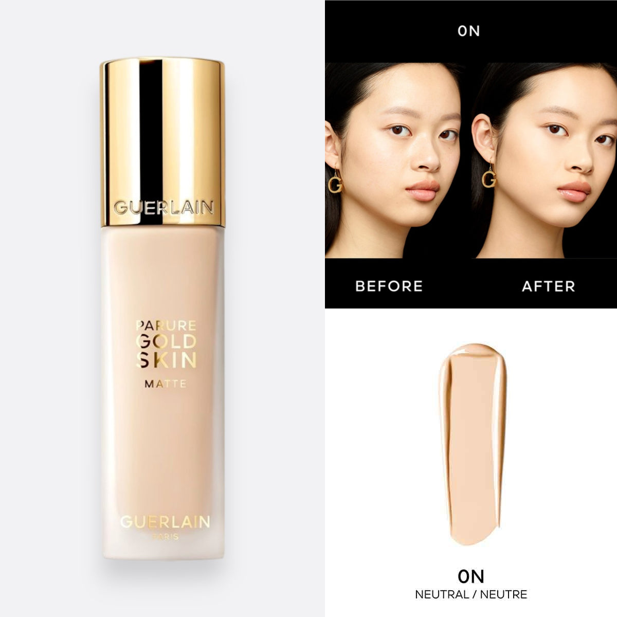 Guerlain Parure Gold Skin Matte – Base de Maquillaje