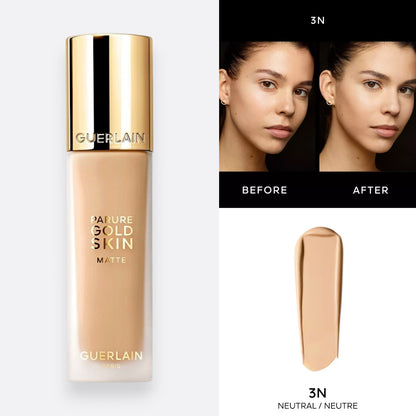 Guerlain Parure Gold Skin Matte – Base de Maquillaje