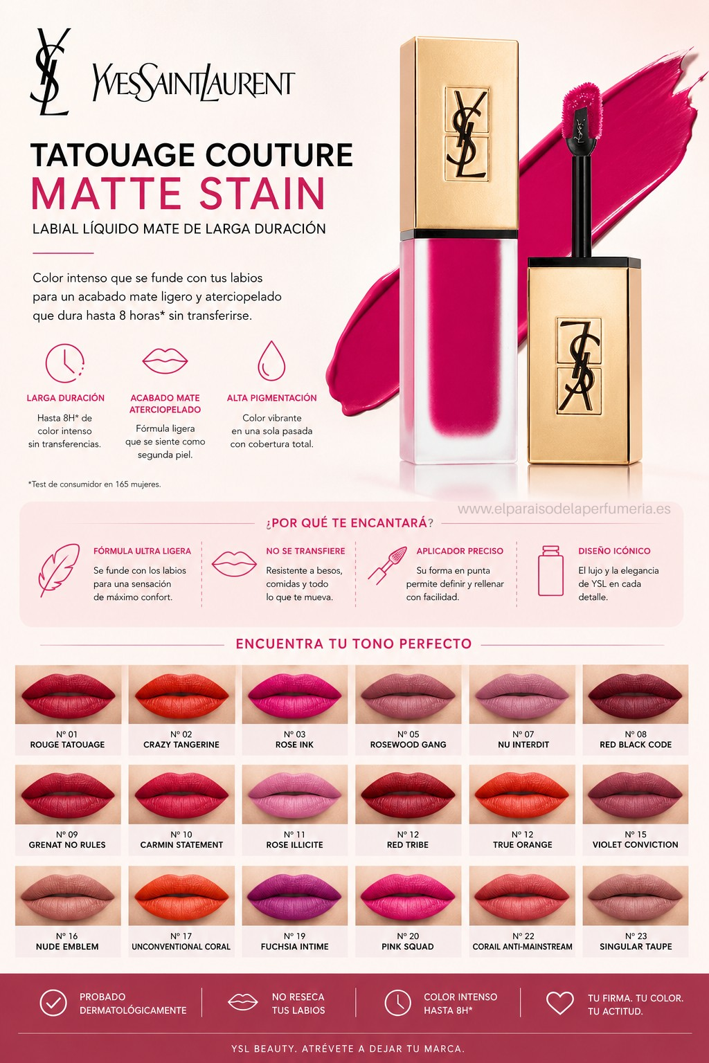 Tatouage Couture Matte Stain - Labial Líquido
