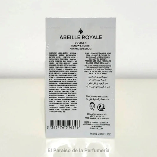 Abeille Royale Double R: Sérum Reparador y Renovador Avanzado - Piel más joven y radiante - Serum facial