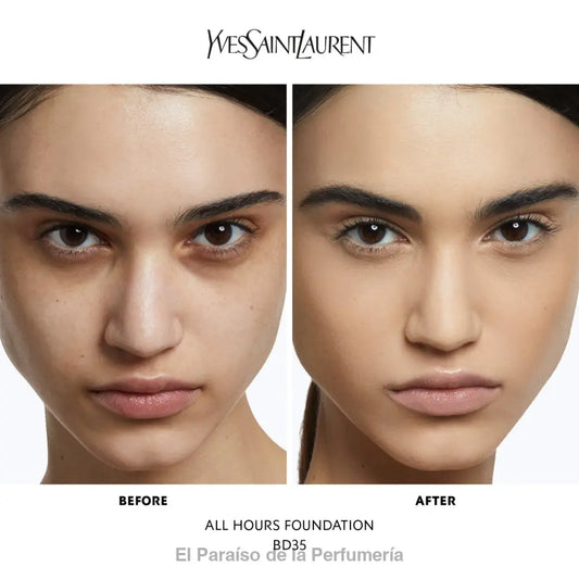 All Hours Foundation - BD35 Warm Caramel - Base de Maquillaje - base de maquillaje