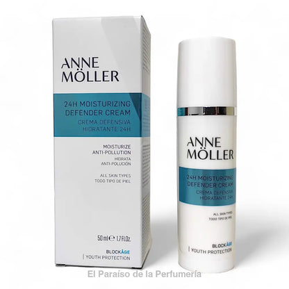 Blockage Crema Defensiva 24H - Hidratación Intensa y Antioxidante Crema facial