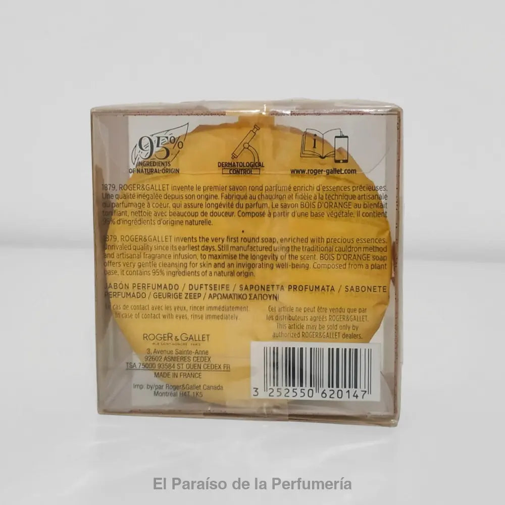Bois D’Orange Savon Parfumé - Jabón Perfumado de Lujo - Jabon de tocador