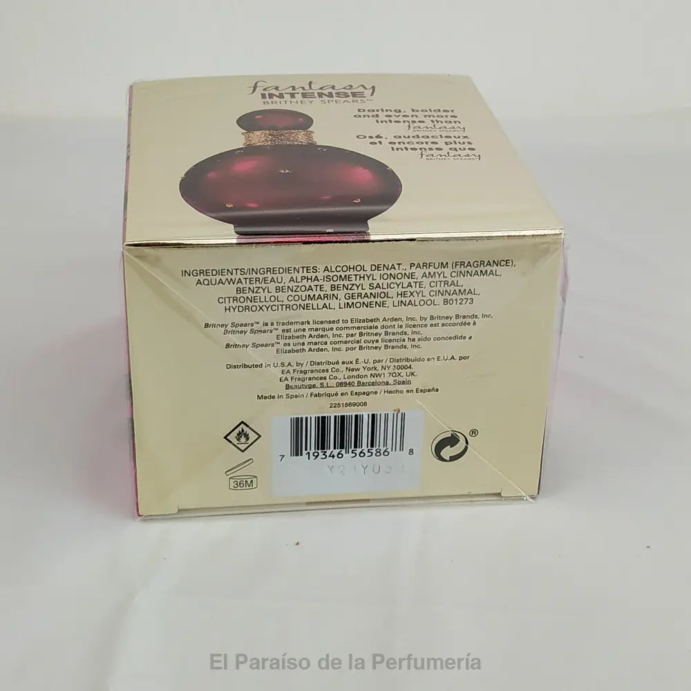BRITNEY SPEARS - Fantasy Intense Eau de Parfum 100 ml - Perfume