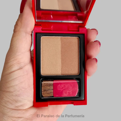 Bronzing Powder Duo - Bronze Beauty: Ilumina tu rostro con un bronceado natural y radiante - Polvo bronceador