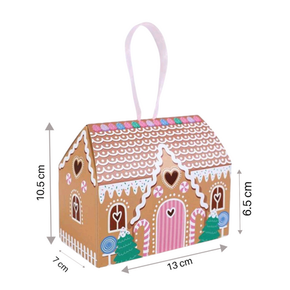 Caja de regalo casita navideña 2 modelos a elegir