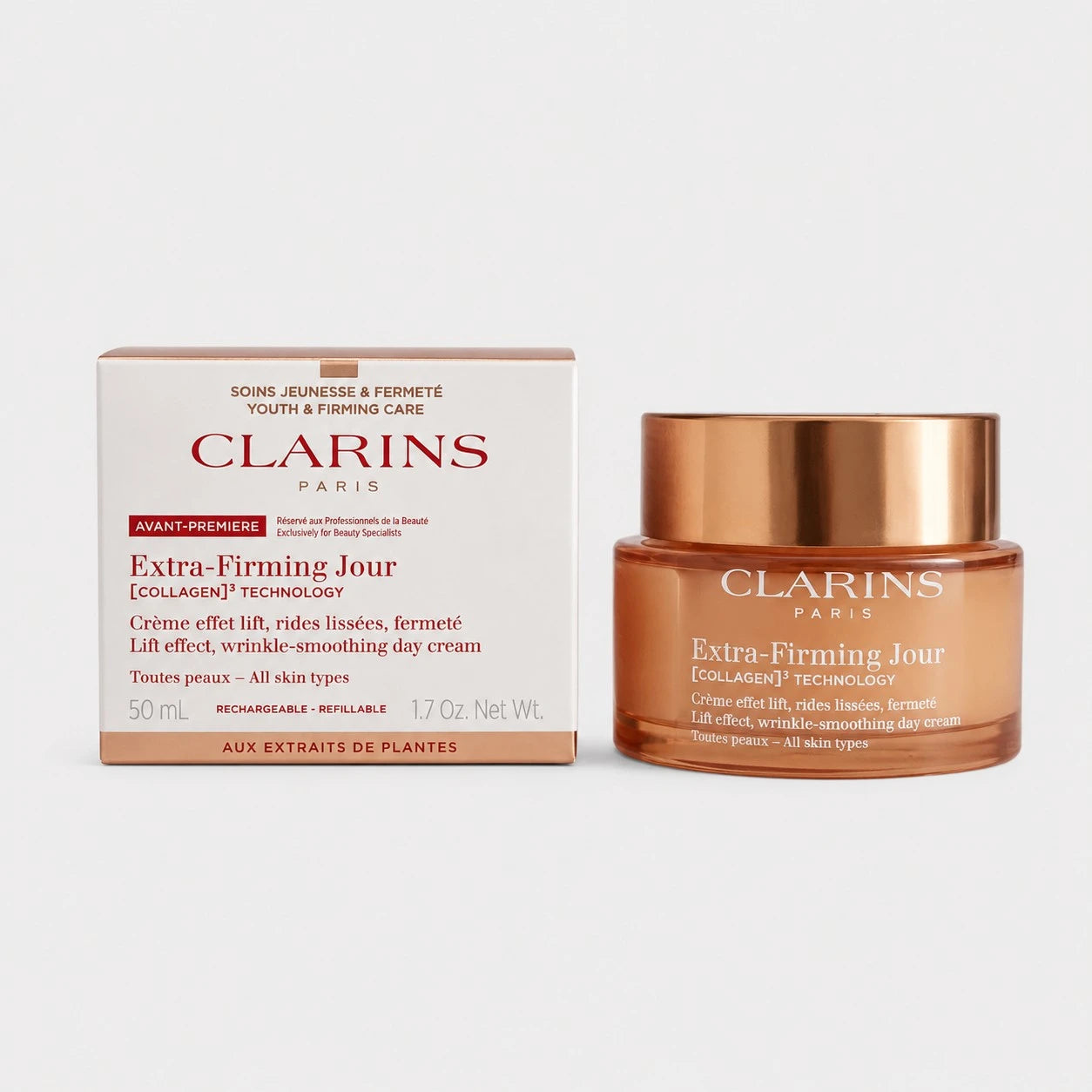Clarins Extra-Firming Jour – Crema de Dia Firmeza (Recargable)