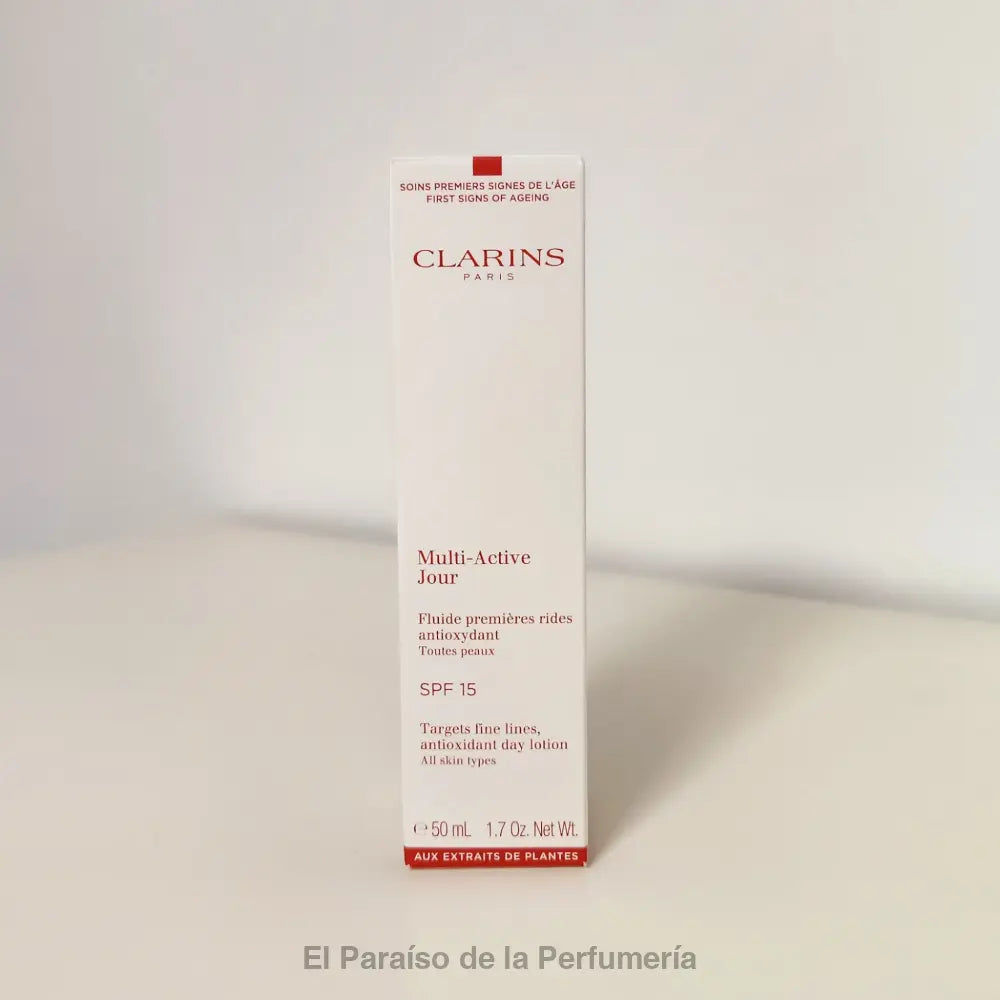 Multi-Active Jour Fluido SPF15: Hidratación y protección para una piel radiante - Crema facial