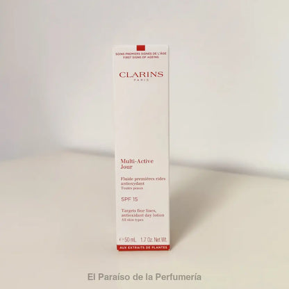 Multi-Active Jour Fluido SPF15: Hidratación y protección para una piel radiante - Crema facial