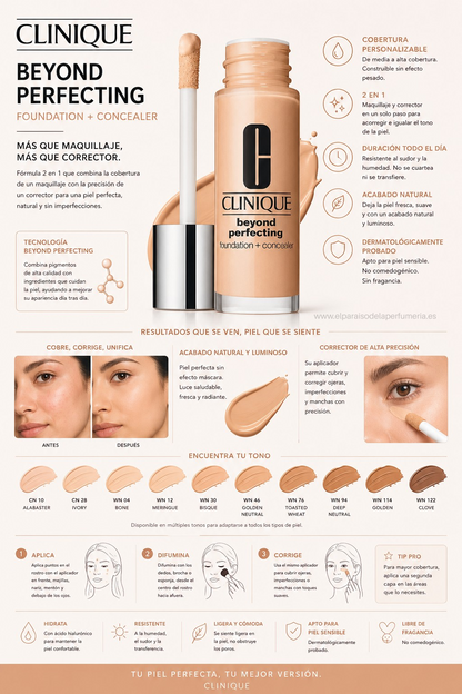 Clinique Beyond Perfecting™ Foundation + Concealer