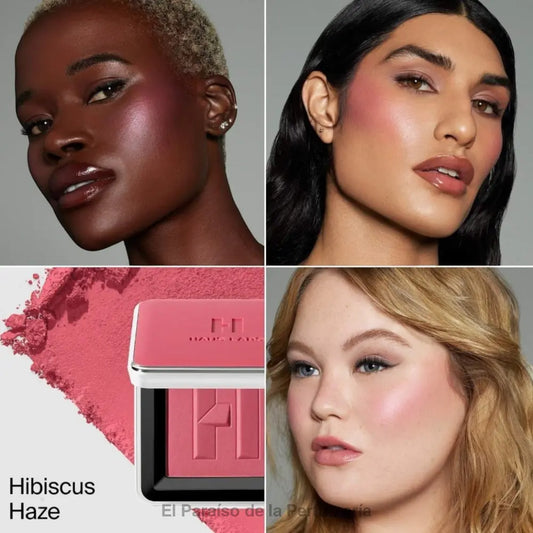 Color Fuse Blush - Hibiscus Haze: Rubor en Polvo Vegano - colorete
