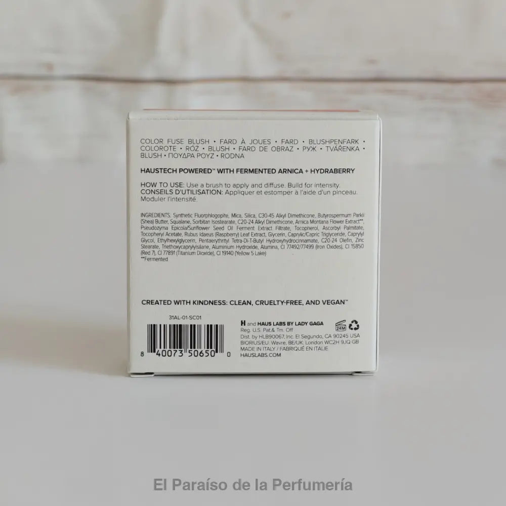 Color Fuse Blush - Hibiscus Haze: Rubor en Polvo Vegano - colorete