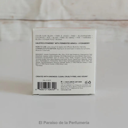 Color Fuse Blush - Hibiscus Haze: Rubor en Polvo Vegano - colorete