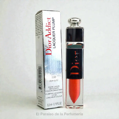 DiorAddict Lacquer Plump – 538 Dior Glitz - Tinta Labial Voluminizadora - Barra de labios