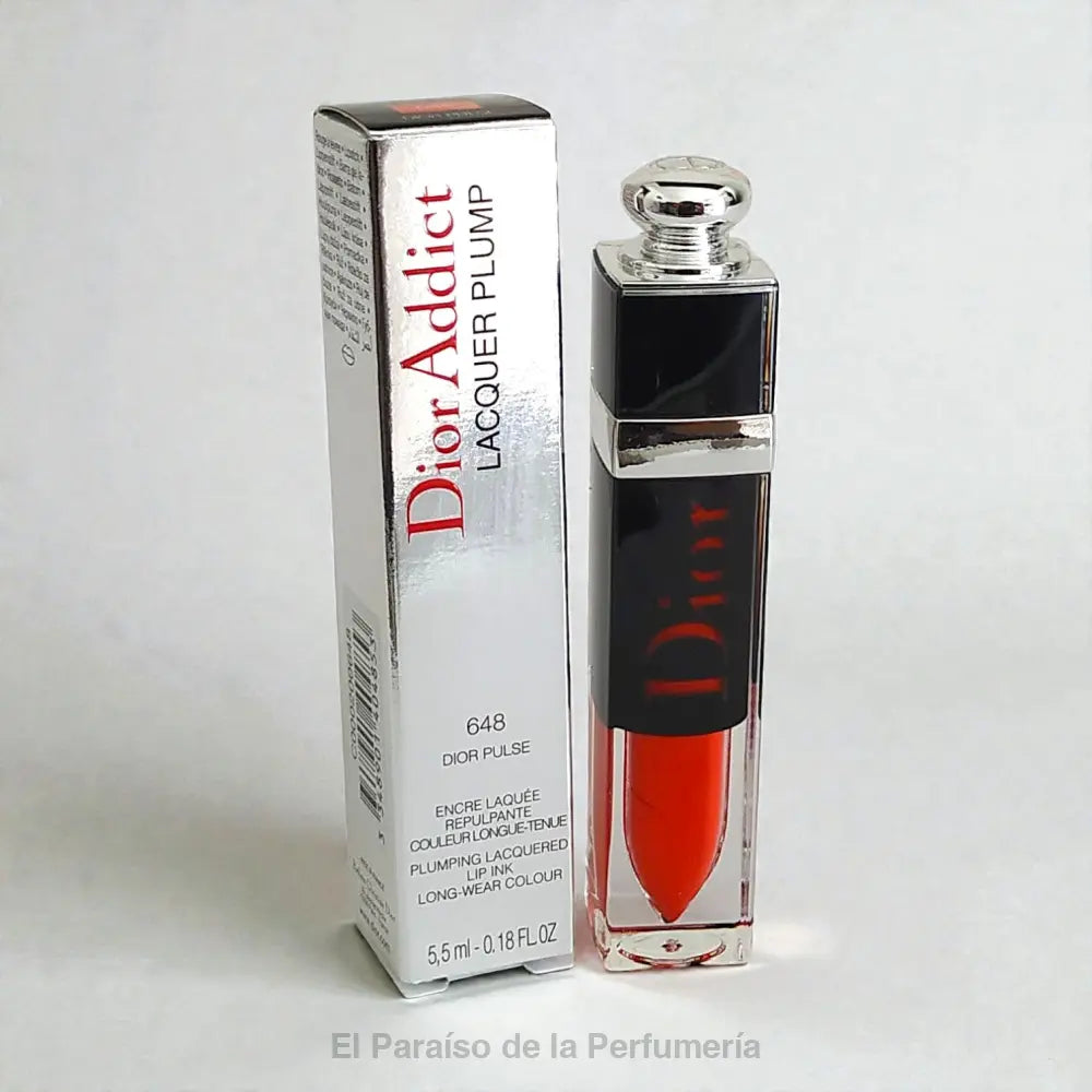 DiorAddict Lacquer Plump – 648 Dior Pulse - Tinta Labial Voluminizadora - Barra de labios