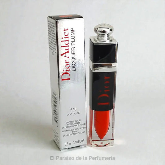 DiorAddict Lacquer Plump – 648 Dior Pulse - Tinta Labial Voluminizadora - Barra de labios