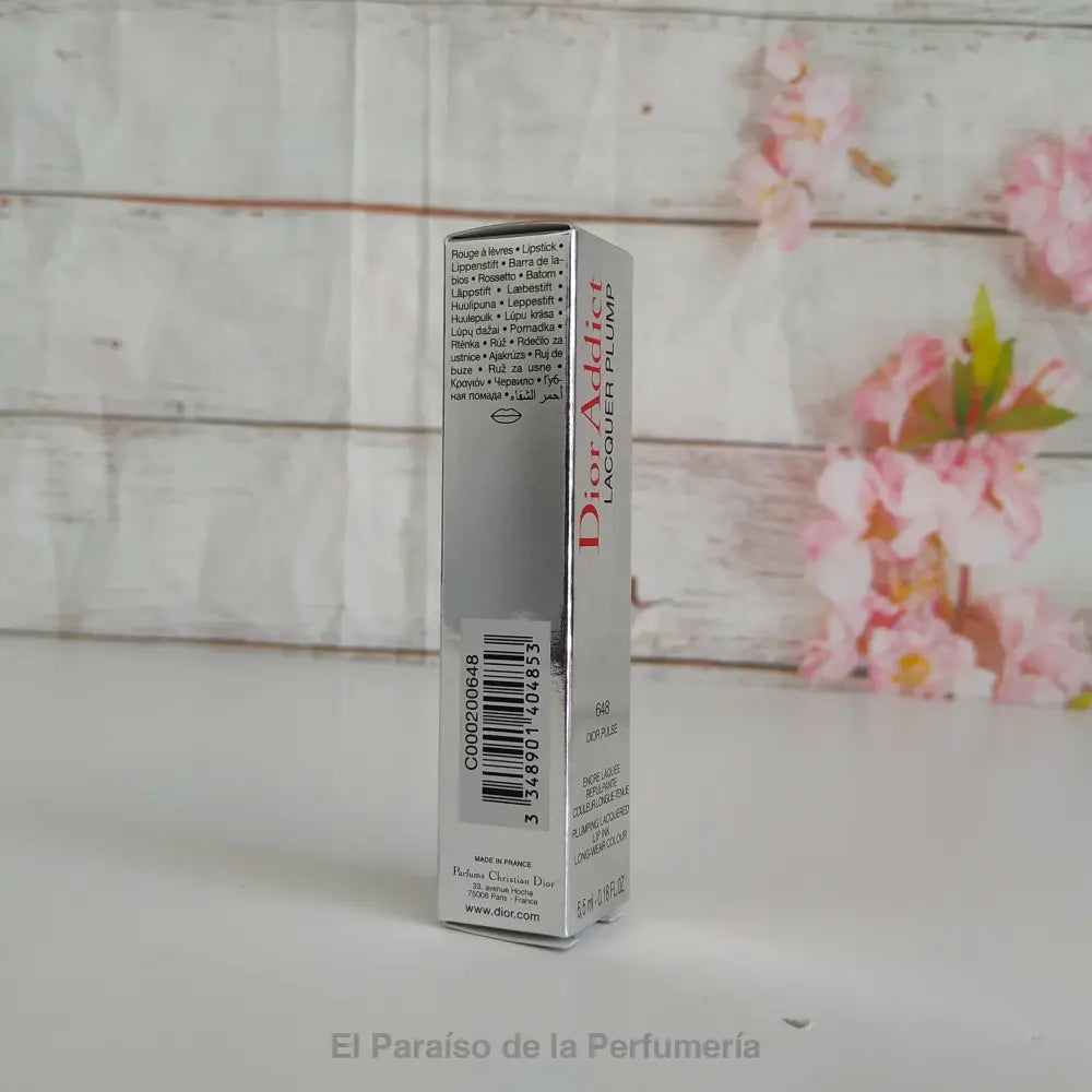 DiorAddict Lacquer Plump – 648 Dior Pulse - Tinta Labial Voluminizadora - Barra de labios