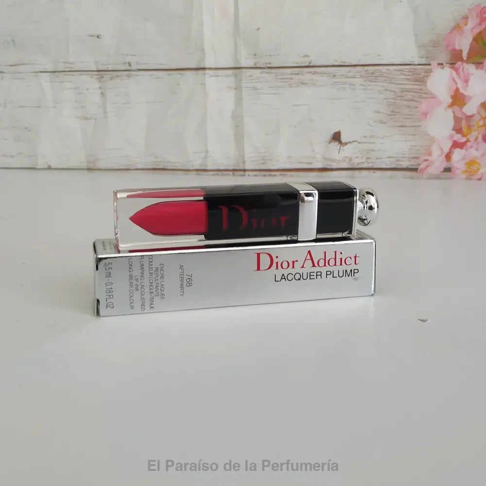DiorAddict Lacquer Plump – 768 Afterparty - Tinta Labial Voluminizadora - Barra de labios