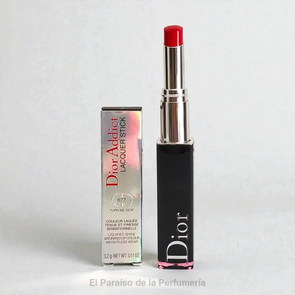 DiorAddict Lacquer Stick - 877 Turn Me Dior - Barra de Labios - Barra de labios