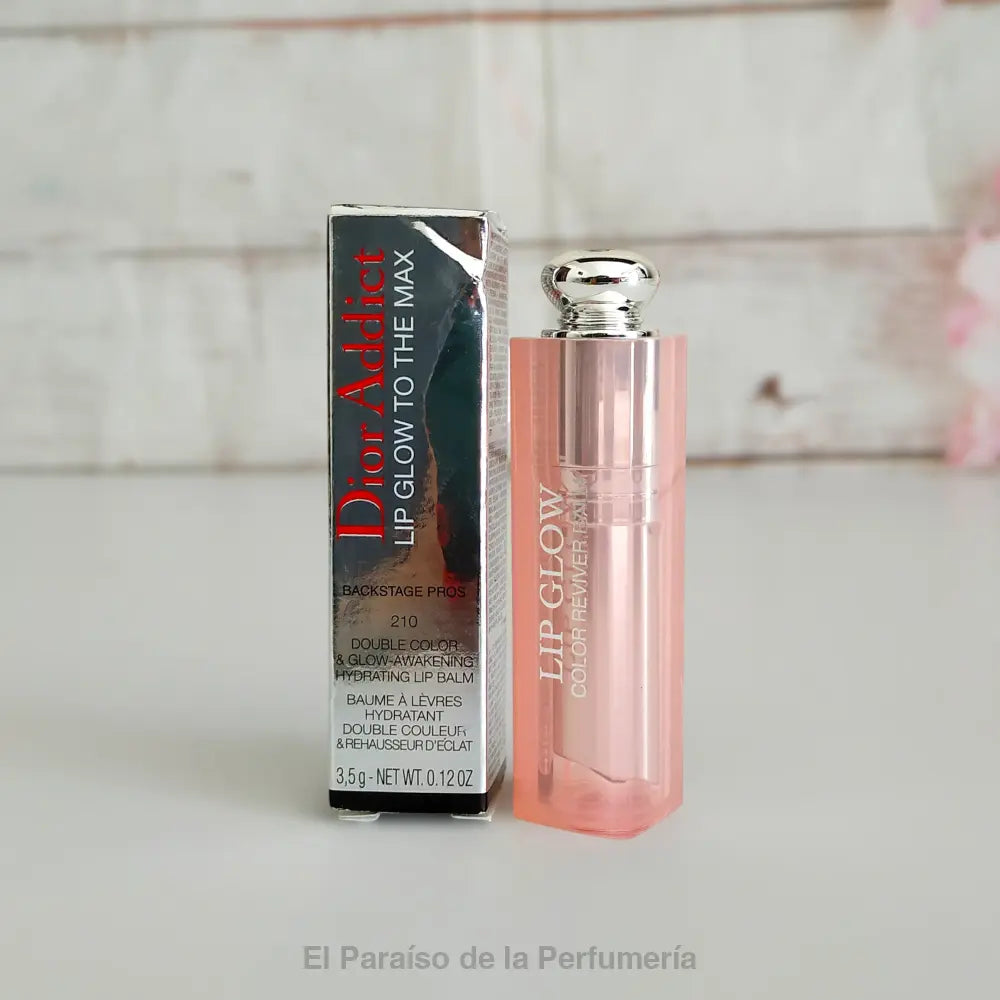 DiorAddict Lip Glow To The Max Double Color & Glow Lip Balm - 210 Holo Pink - Barra de labios