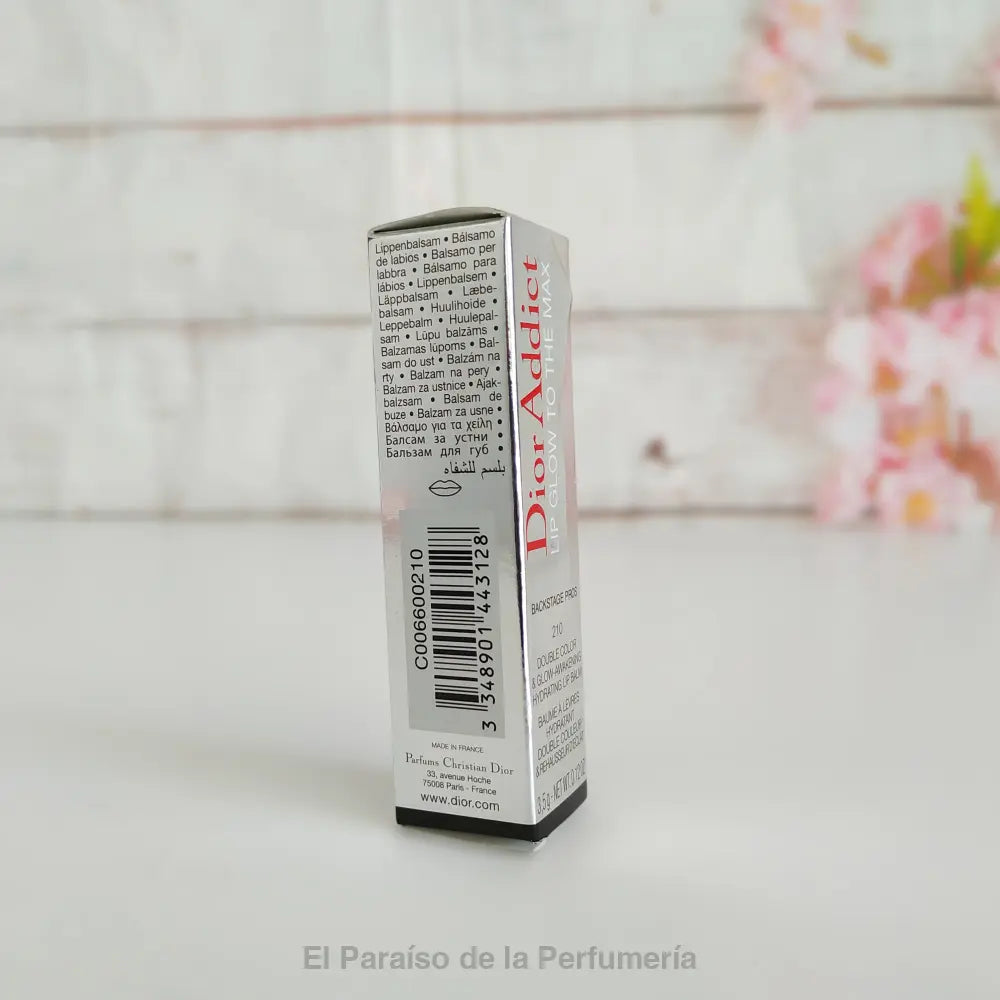DiorAddict Lip Glow To The Max Double Color & Glow Lip Balm - 210 Holo Pink - Barra de labios