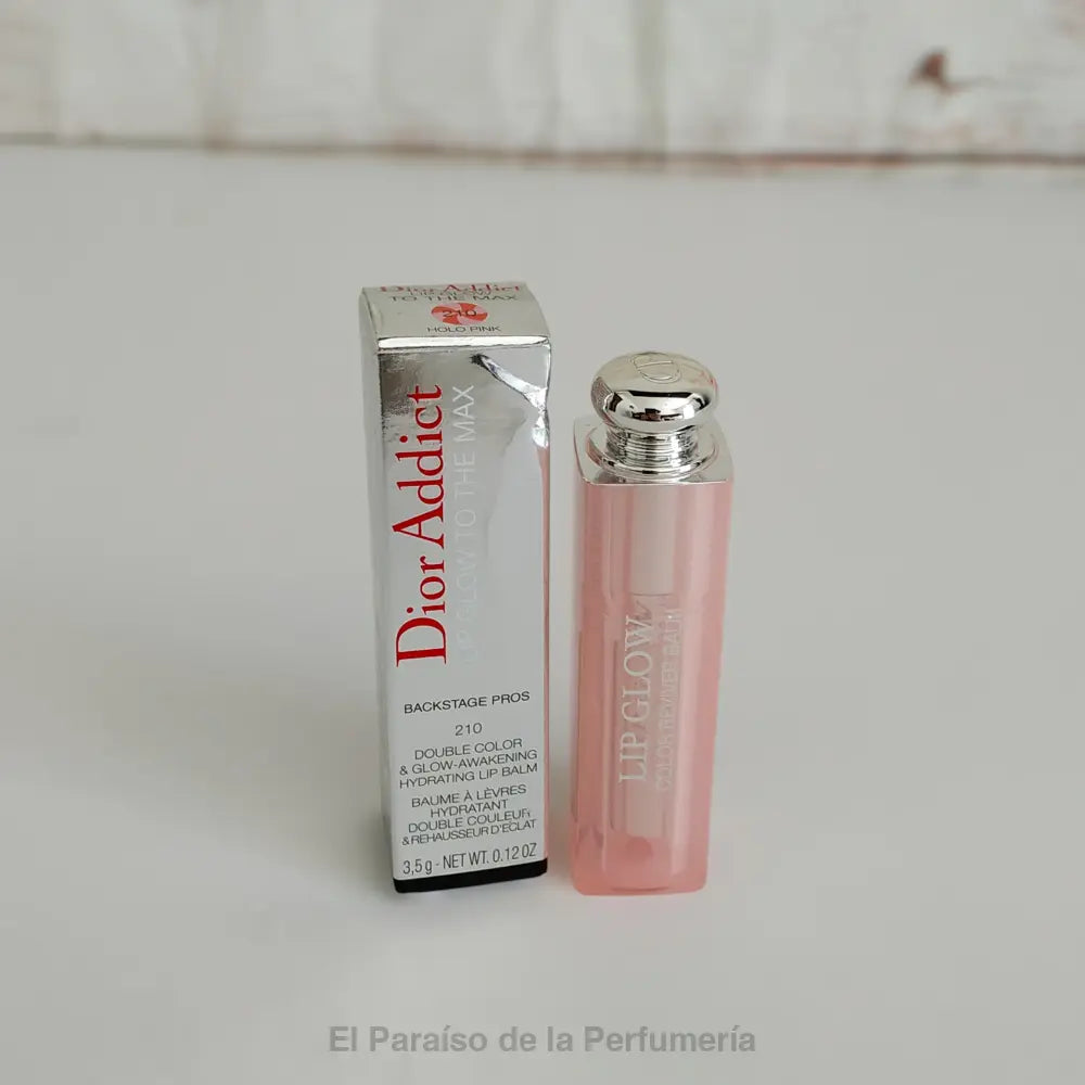 DiorAddict Lip Glow To The Max Double Color & Glow Lip Balm - 210 Holo Pink - Barra de labios