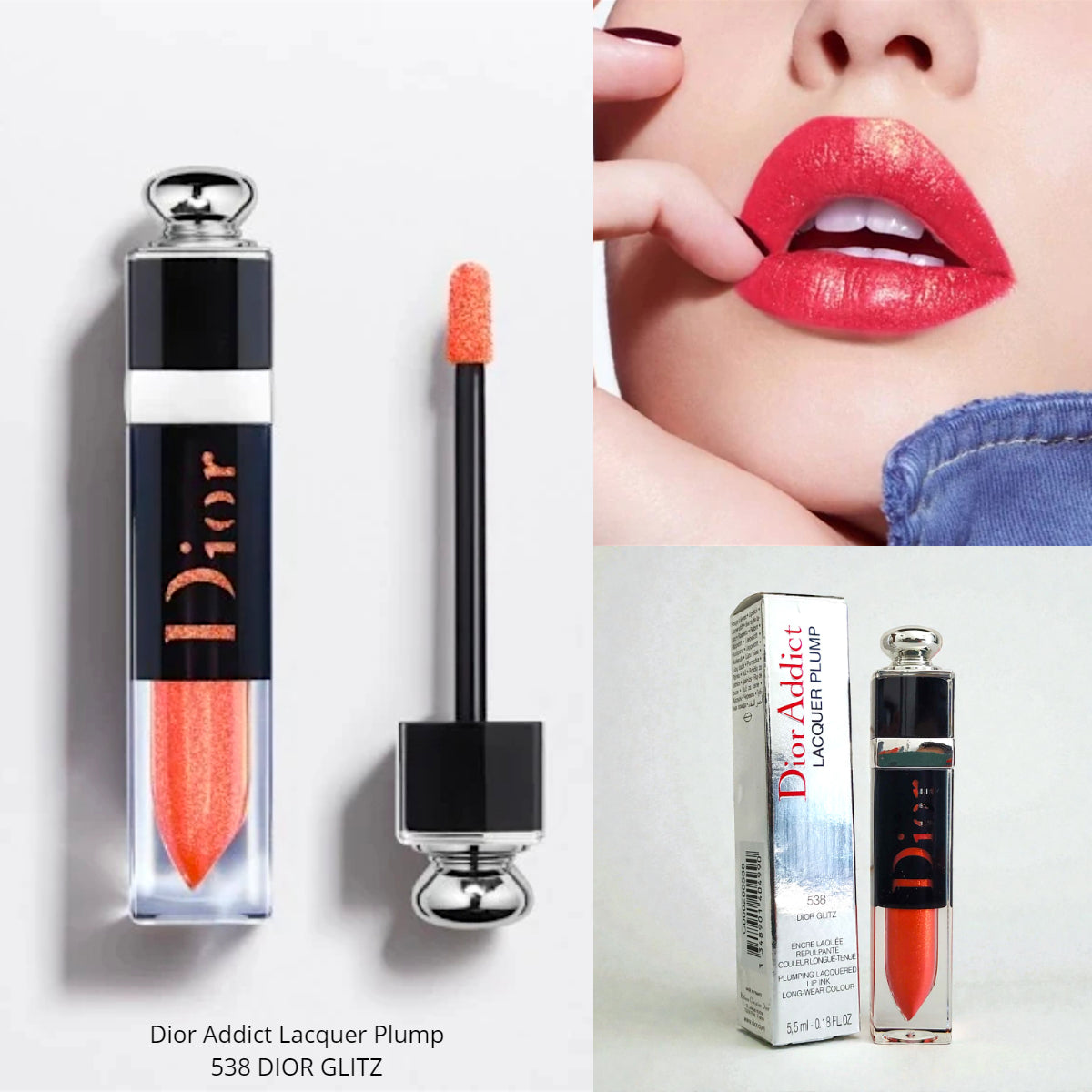 DiorAddict Lacquer Plump 538 – Tinta Labial Voluminizadora - Barra de labios