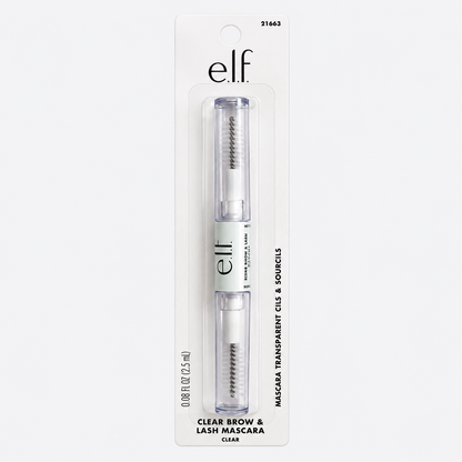 e.l.f. Clear Brow & Lash Mascara  Gel para Cejas y Pestañas Transparente